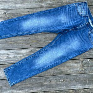 Mustang Men Jeans Blue Denim Jeans Slim Fit Pant Size 36X30 inches